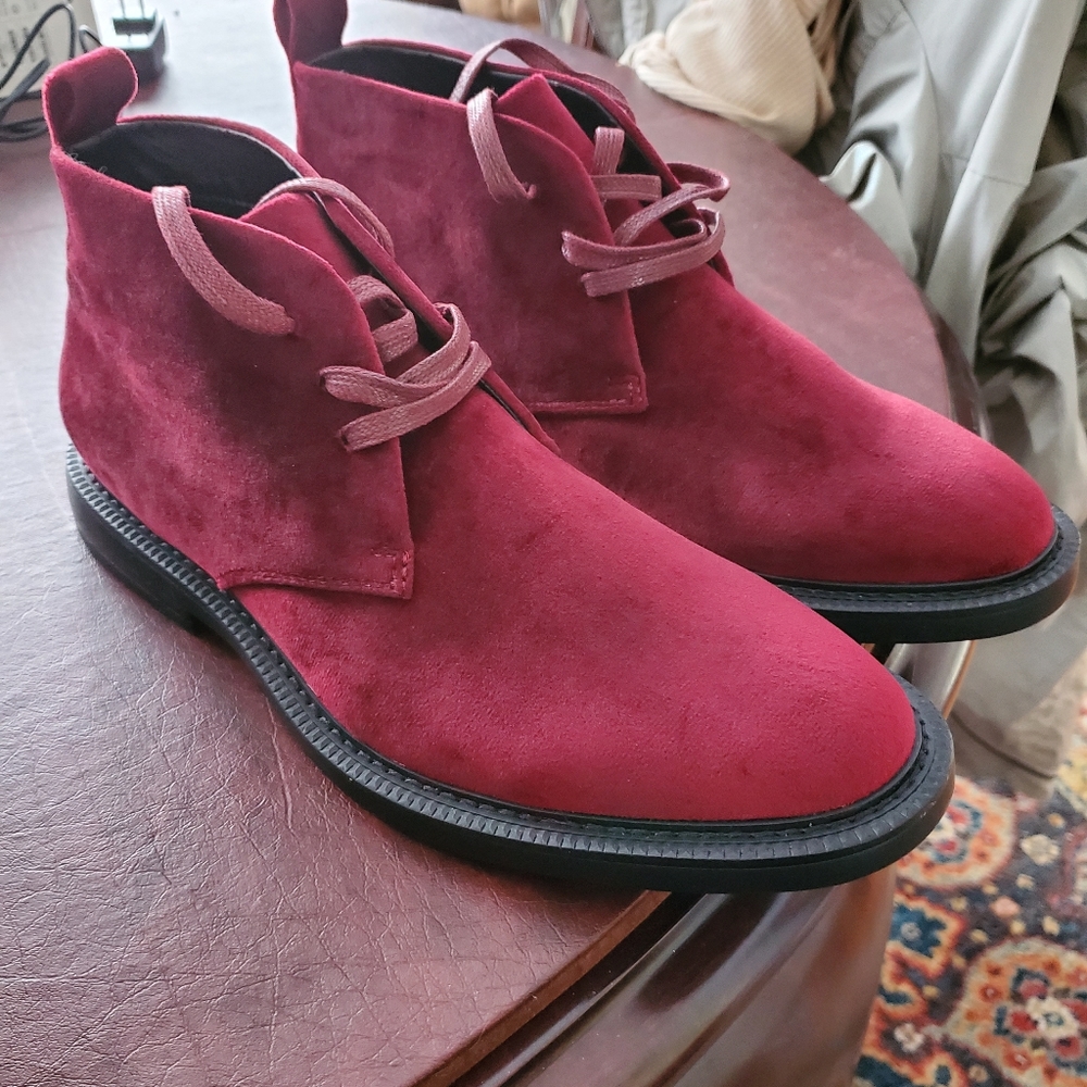 INC International Concepts (Macy's) velvet chukka